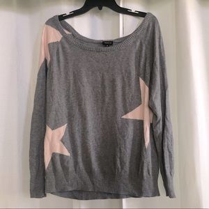 Torrid Gray Sweater w/ Stars